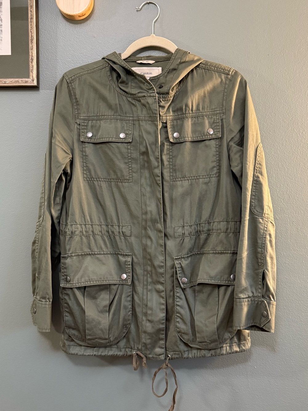 Caslon Army Green Anorak Utility Jacket